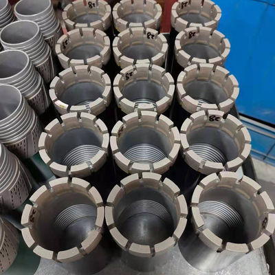 Harga yang bagus BW NW HW PW Diresapi Berlian Casing Sepatu Bit Crown Type 8mm on line