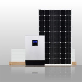 Harga yang bagus Sistem Tata Surya Rumah Tangga Fotovoltaik Off Grid Dengan Baterai Asam Timbal on line