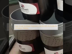 Bit inti berlian sintetis berkualitas tinggi dengan profil W untuk stabilitas formasi